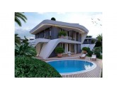 Özel Yüzme Havuzlu ve Bahçeli Satılık Modern 4+1 Villa