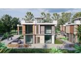 Lapta'da Muhteşem Deniz ve Dağ Manzaralı Satılık Özel Yüzme Havuzlu ve Çatı Teraslı Lüks Modern 4+1 Villa